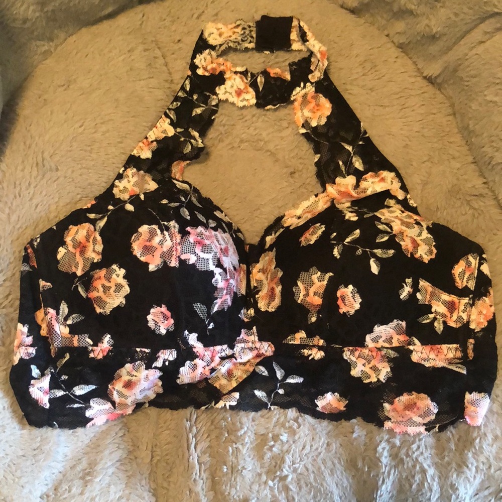 PINK Victoria’s Secret high neck lace bralette